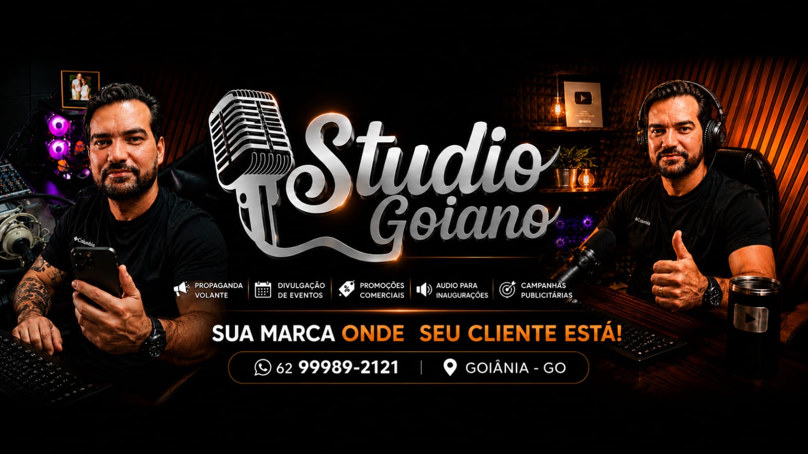 Studio Goiano — Jorge Yuri, locução e publicidade