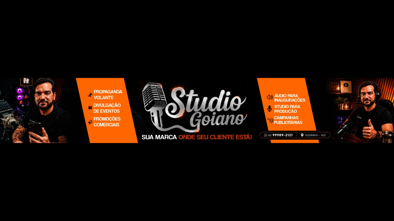 Serviços e identidade visual do Studio Goiano